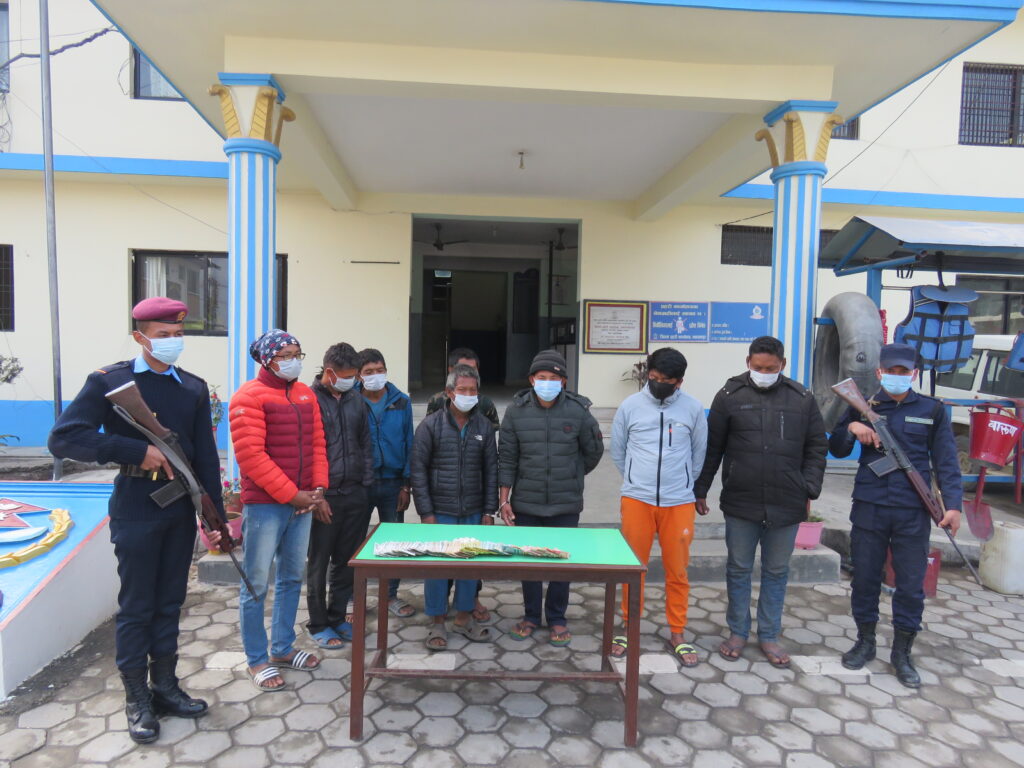जुवामा पक्राउ परेकाहरुलाई ७ दिन थुनामा राख्न प्रशासनको अनुमति