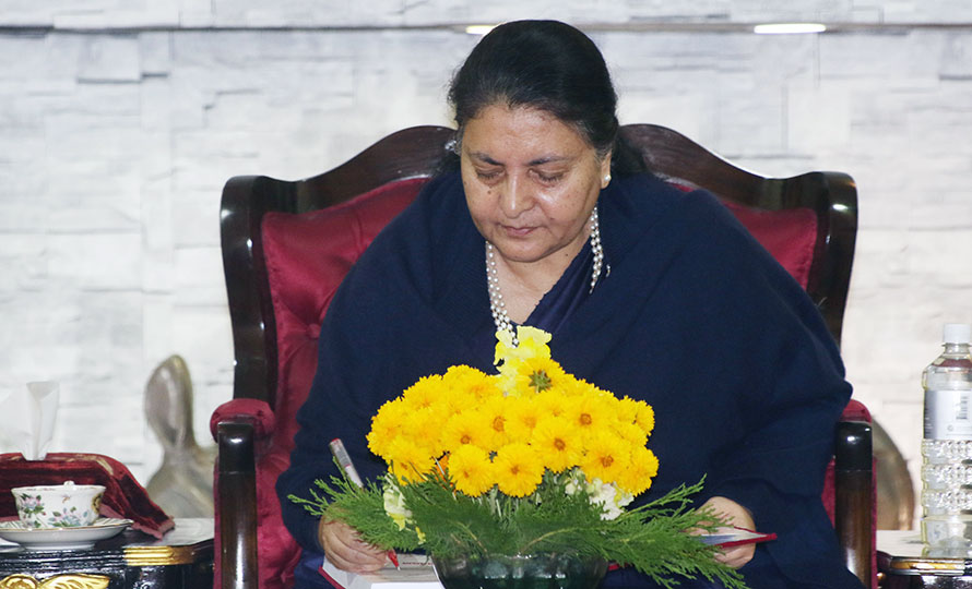 बुद्धजयन्तीका अवसरमा राष्ट्रपति भण्डारीद्वारा शुभकामना ब्यक्त