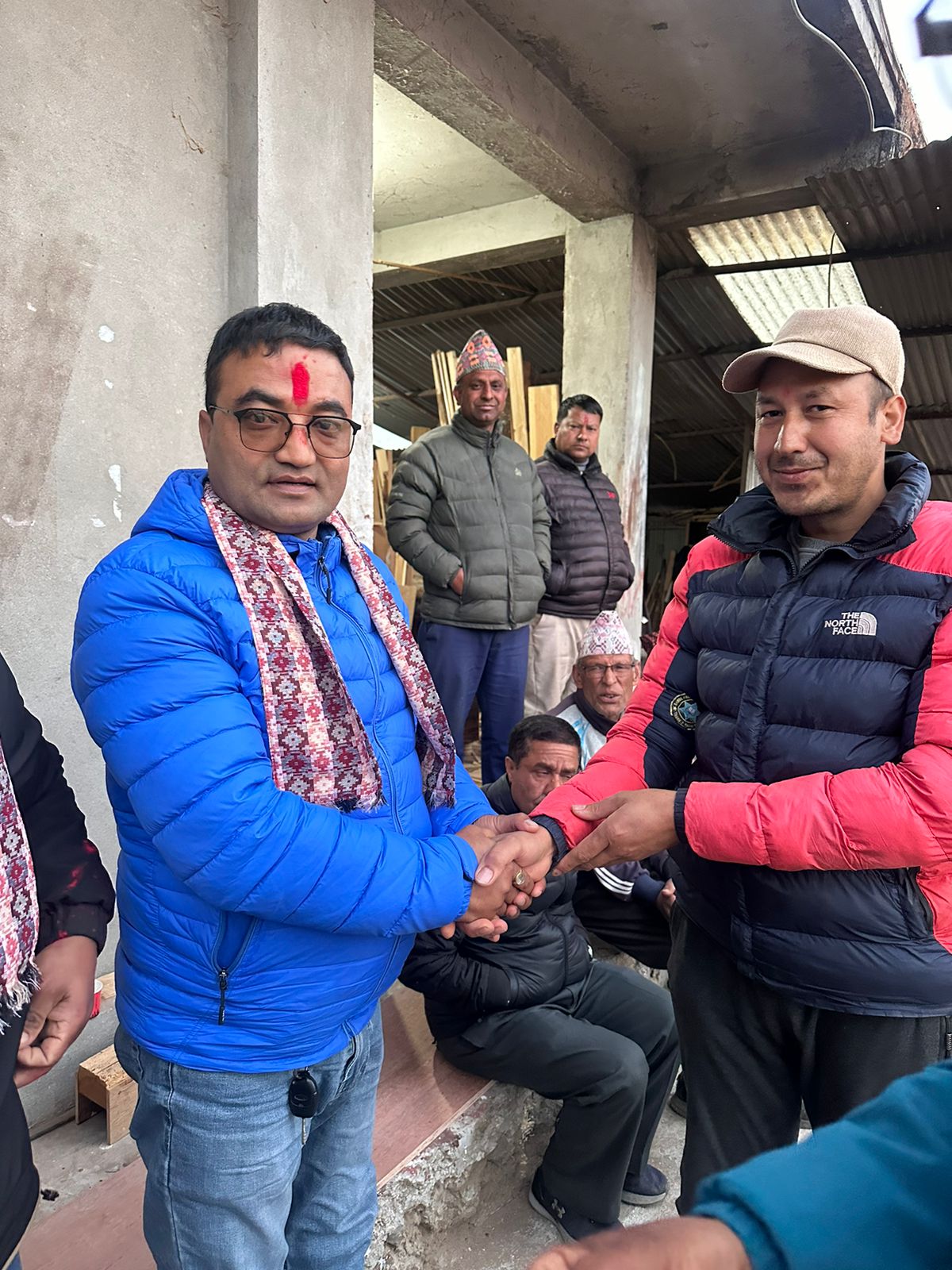 एमाले थाहा २ द्वारा नव निर्वाचित पदाधिकारीलाई स्वागत