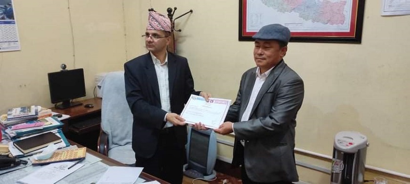 राईको नेतृत्वमा नेकपा एकीकृत दर्ता, चुनाव चिन्ह कलम