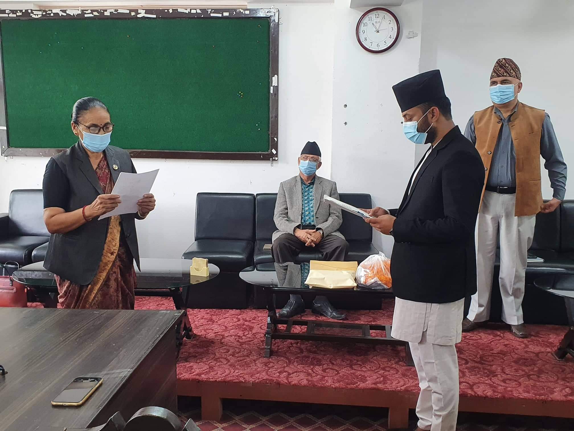 बागमती प्रदेशको युवा परिषदको उपाध्यक्षमा सन्तोष चौलागाई नियुक्त