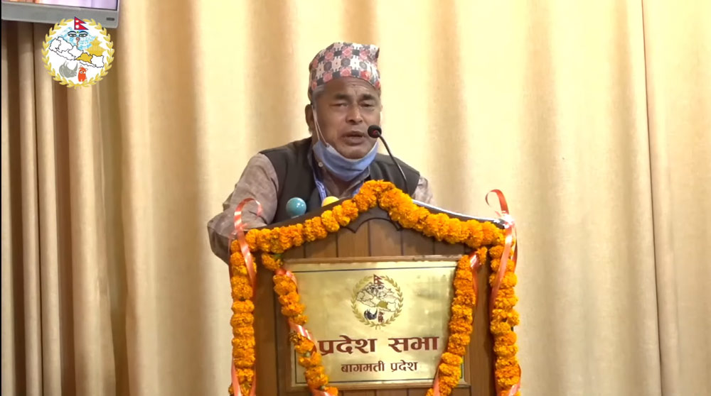 वैद्यले प्रदेश सभामा भने: ‘आवेशमा आएर बोलेँ, आत्मालोचित छु’
