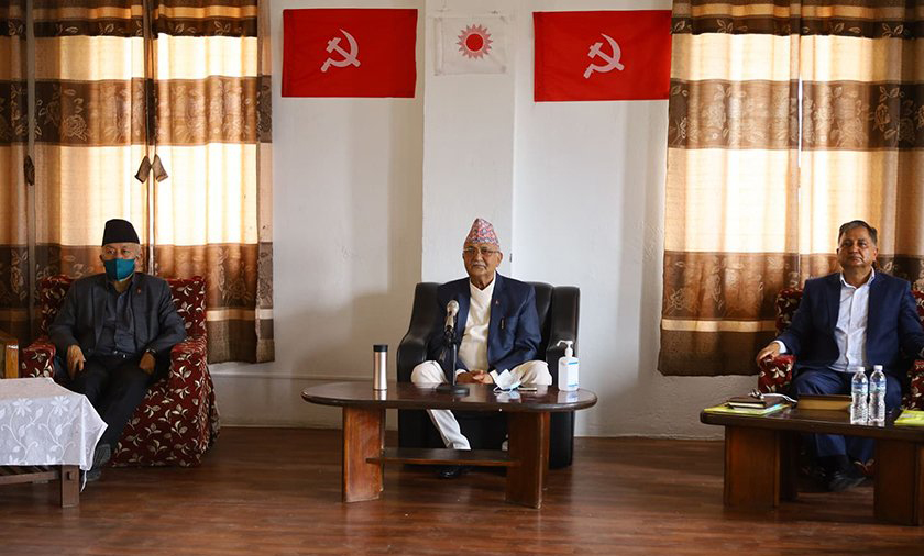 दशौं महाधिवेशन चितवनमा गर्ने बारे एमालेमा छलफल हुँदै 